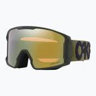Окуляри гірськолижні Oakley Line Miner л matte b1b dark brush/prizm sage gold iridium