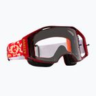 Велосипедні окуляри Oakley Airbrake MTB з червоною блискавкою / прозорі велосипедні окуляри