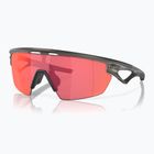 Сонцезахисні окуляри Oakley Sphaera матово-сірі димчасті/призмові стежкові факели