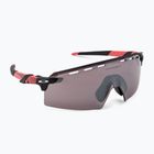 Окуляри Oakley Encoder Strike Giro D'Italia giro рожеві смужки / Prizm road чорні сонцезахисні окуляри