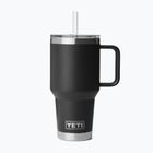 Термокружка YETI Rambler Straw 1000 ml black