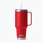 Термокружка YETI Rambler Straw 1200 ml rescue red