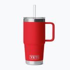 Термокружка YETI Rambler Straw 739 ml rescue red