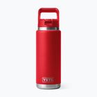 Пляшка термічна YETI Rambler Straw 769 ml rescue red