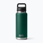 Пляшка термічна YETI Rambler Chug 1064 ml black forest green