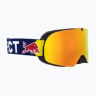 Гірськолижні окуляри Red Bull SPECT Soar S3 матові темно-сині/сині/коричневі/червоні з дзеркальним покриттям
