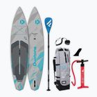 Набір дошка SUP надувна DUOTONE iSUP Raven Air SLS 12'6 2026 light grey