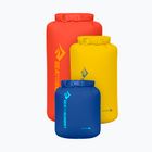 Набір мішків водонепроникних Sea to Summit Lightweight Dry Bag 3 шт. 3, 5, 8 л surf the web/sulphur/spicy orange