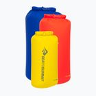 Набір мішків водонепроникних Sea to Summit Lightweight Dry Bag 3 шт. 8, 13, 20 л surf the web/sulphur/spicy orange