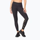 Легінси тренувальні жіночі 2XU Force Mid-Rise Compression black/gold
