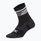 Шкарпетки для бігу 2XU Vectr Cushion Crew black/white