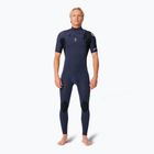 Чоловіча піна для плавання Rip Curl Dawn Patrol Performance 2/2 мм на блискавці на грудях темно-синього кольору