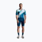 Комбінезон для тріатлону чоловічий 2XU Aero Hex Sleeved jelly mint/majol