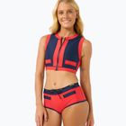 Нижня частина купальника Rip Curl Noughties Low Rise Victoria Vergara red/dark blue