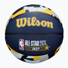 М'яч баскетбольний дитячий Wilson 2024 NBA All Star Mini + коробка brown розмір 3