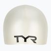Шапочка для плавання дитяча TYR Wrinkle-Free Silicone white