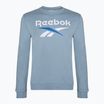 Чоловічий світшот Reebok Identity Big Logo Fleece Crew оновлений синій