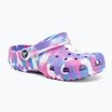 Шльопанці дитячі Crocs Classic Marbled Clog K white/pink