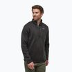 Кофта флісова чоловіча Patagonia Better Sweater 1/4 Zip black