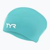 Шапочка для плавання TYR Long Hair Wrinkle Free Silicone turquoise