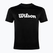 Чоловіча тенісна сорочка Wilson Team Graphic чорний шрифт