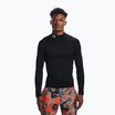 Лонгслів для тренувань чоловічий Under Armour Comp Mock UA Armour black/white