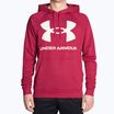 Кофта з капюшоном чоловіча Under Armour Rival Fleece Big Logo HD червоно-біла 1357093