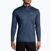 Кофта для бігу чоловіча Brooks Dash 1/2 Zip 2.0 blue slate