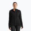 Кофта трекінгова жіноча icebreaker Quantum III Zip Hood black