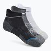 Шкарпетки для бігу HOKA No-Show Run Sock 3 пари white/black/grey