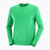 Лонгслів для бігу чоловічий Salomon Sense Aero Tee GFX parakeet/spearmint
