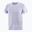 Футболка для бігу чоловіча Salomon Sense Aero Tee GFX cosmic sky/castlerock