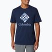 Футболка трекінгова чоловіча Columbia Rapid Ridge Graphic collegiate navy/csc stacked floral grx