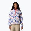 Кофта флісова жіноча Columbia Helvetia II Printed Cropped Half Snap sea salt/pasteled multi