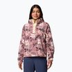 Кофта флісова жіноча Columbia Helvetia II Printed Cropped Half Snap fig pasteled/multi