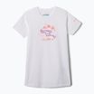 Футболка трекінгова дитяча Columbia Mission Lake Graphic white/weaving waterscape