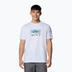 Футболка чоловіча Columbia Ice Lake II SS Tee white/peak direction