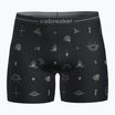 Боксерки термічні icebreaker Merino150 Anatomica Boxers Explore More black/aop