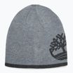 Чоловіча зимова шапка Timberland Reversible Logo Beanie світло-сірий верес