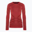 Лонгслів термічний жіночий Smartwool Intraknit Thermal Merino Baselayer Crew scarlet/black