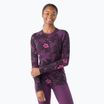 Лонгслів термічний жіночий Smartwool Merino 250 Baselayer Crew Boxed purple iris floral