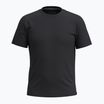 Чоловіча трекінгова сорочка з коротким рукавом Smartwool Tee Slim Fit чорна