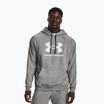 Кофта з капюшоном чоловіча Under Armour Rival Fleece Logo HD castlerock light heather/white