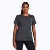 Футболка для тренувань жіноча Under Armour Tech Textured black/white