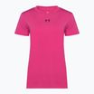 Футболка для тренувань жіноча Under Armour Off Campus Core astro pink/black