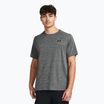 Футболка для тренувань чоловіча Under Armour Tech Textured castlerock/black