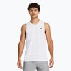 Футболка для тренувань чоловіча Under Armour Tech Tank white/black