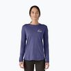 Лонгслів жіночий Patagonia Cap Cool Merino Blend Graphic imagine moon: solstice purple