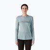 Лонгслів жіночий Patagonia Cap Cool Merino Blend Graphic strata stripe: thermal blue