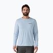 Лонгслів чоловічий Patagonia Cap Cool Daily Graphic Shirt-Waters fitz roy trout/fleck blue